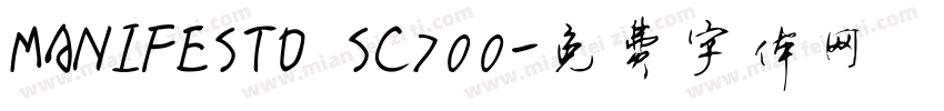 MANIFESTO SC700字体转换